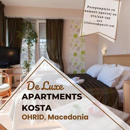 De Lux Apartments Kosta Center Ohrid Ngoại thất bức ảnh