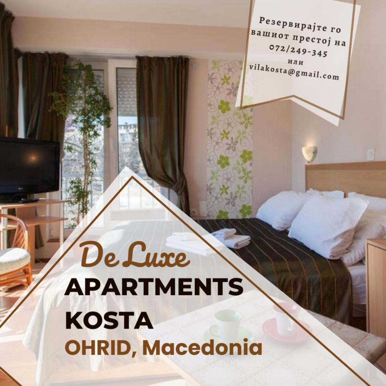 De Lux Apartments Kosta Center Ohrid Ngoại thất bức ảnh